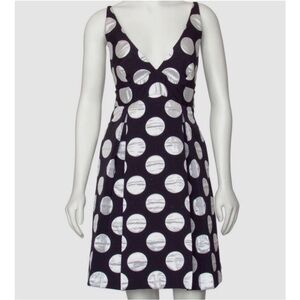 MILLY Bow Back Polka Dot Dress